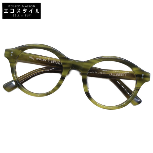 EFFECTOR エフェクター x obj water オブジェウォーター DESERT デザート 度入りカラーレンズ ボストンシェイプ メガネフレーム 眼鏡