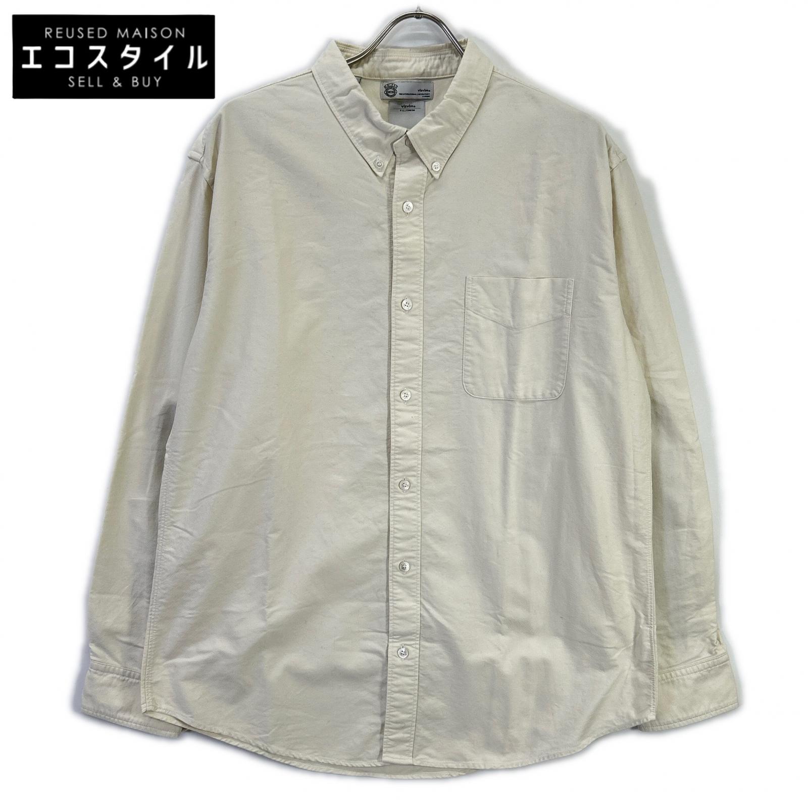 VISVIM ビズビム アイボリー 0113205011003 ALBACORE L/S SHIRT トップス