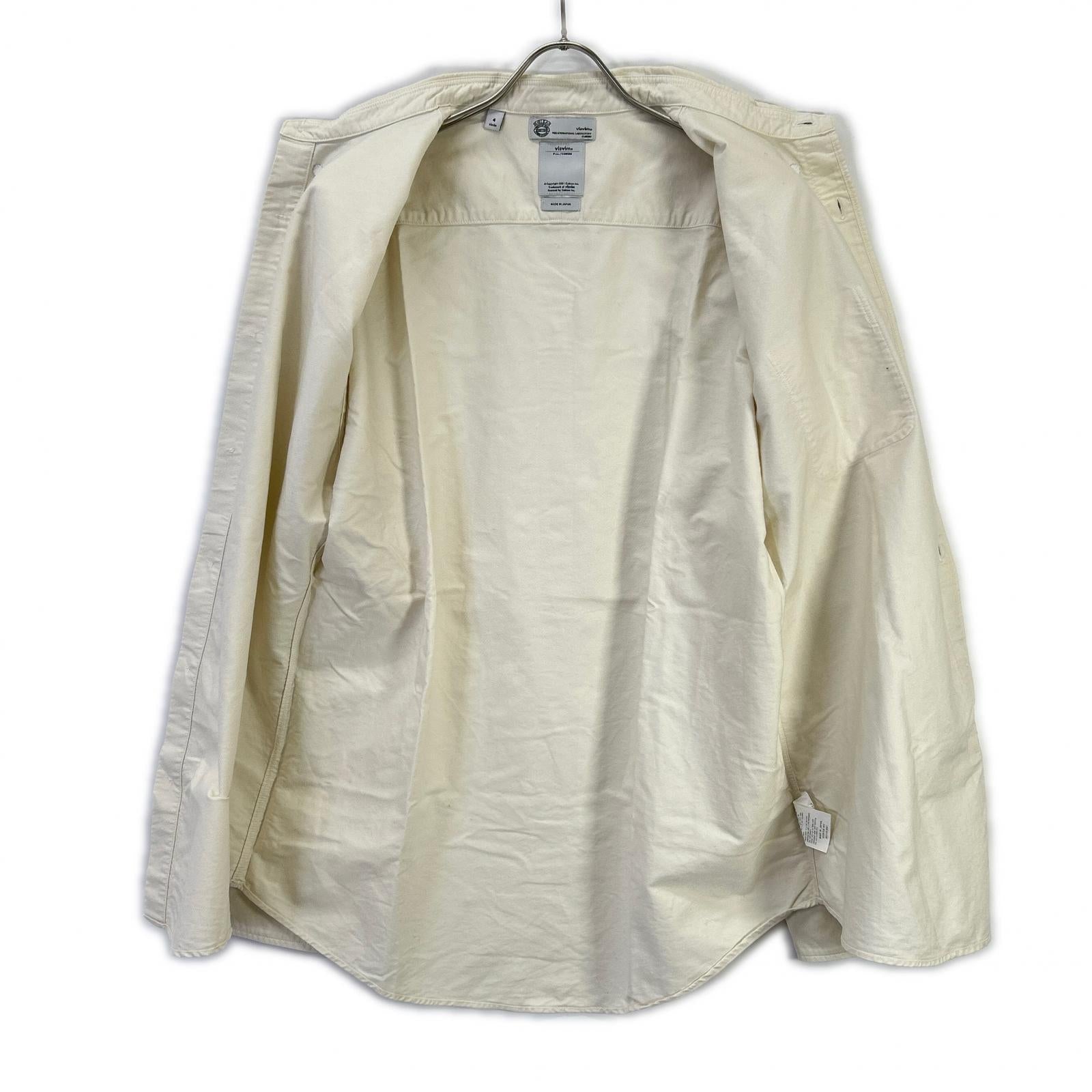 VISVIM ビズビム アイボリー 0113205011003 ALBACORE L/S SHIRT トップス