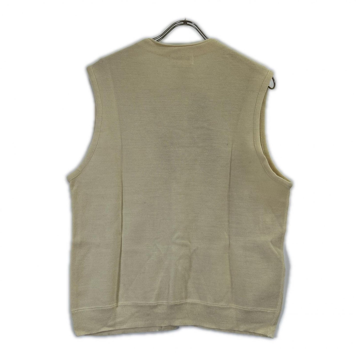 Yohji Yamamoto POUR HOMME ヨウジヤマモトプールオム アイボリー HP-K81-920 ヴィンテージ 90s 93AW ウール ニット ベスト ジレ ベスト