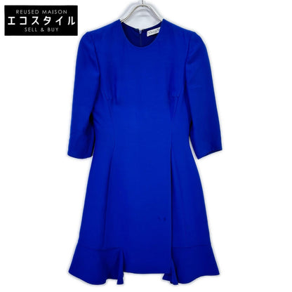 Christian Dior クリスチャンディオール 5C21669A1726 ブルー フレアシルエット ワンピース ワンピース