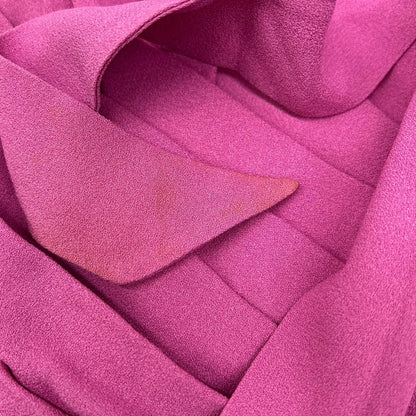 Christian Dior クリスチャンディオール 2C21674A1506 ピンク ノースリーブ ドレープドレス ワンピース