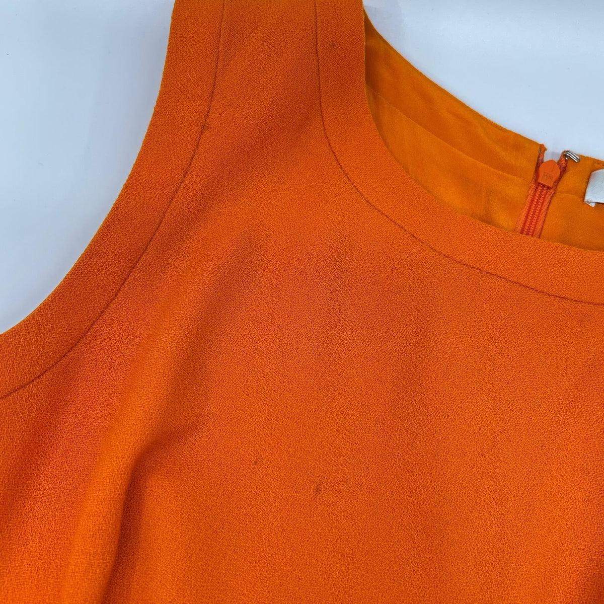 【SALE】 Christian Dior クリスチャンディオール 4C21646A1122 Orange Sleeveless Dress Dress