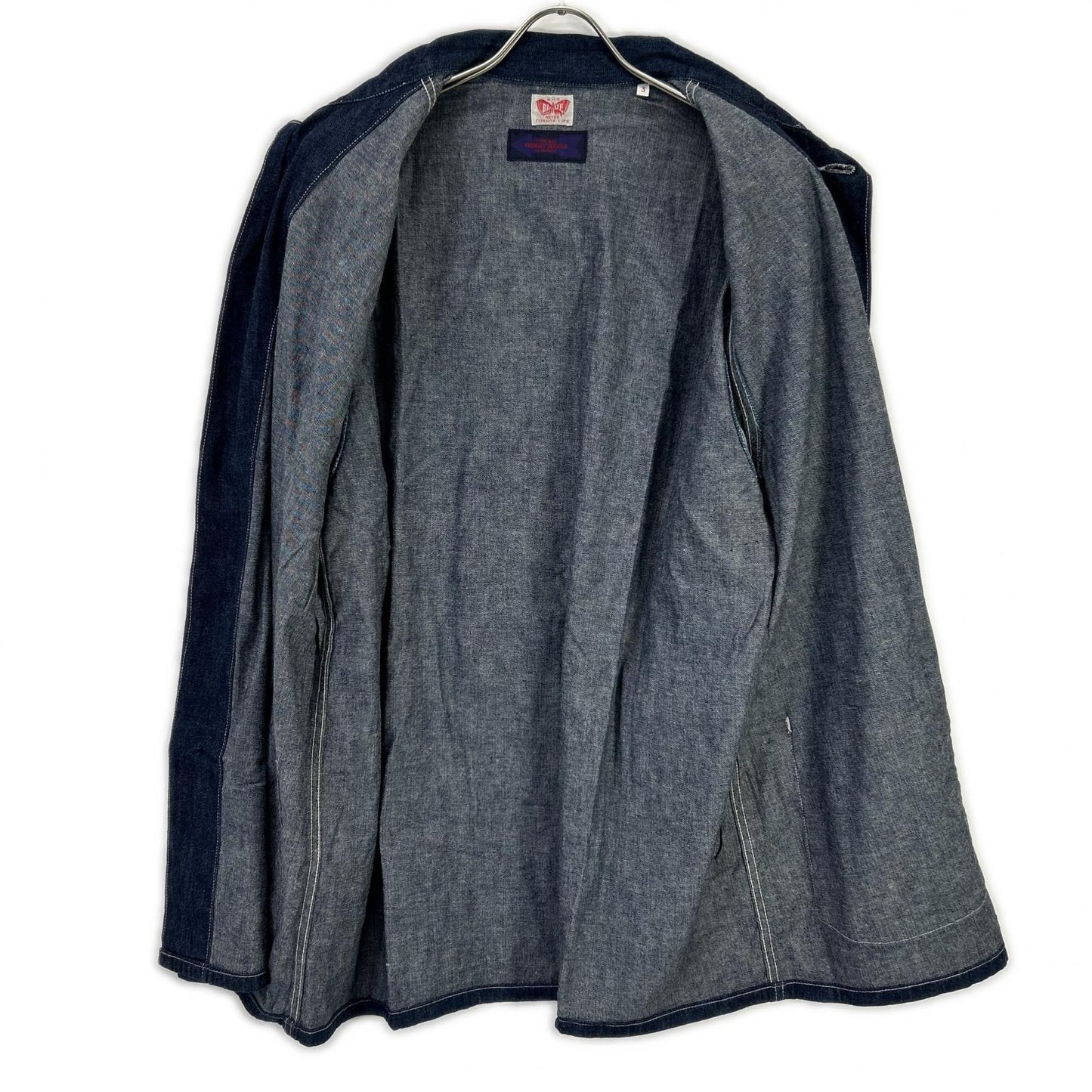BLUE BLUE Indigo Floral Denim Coverall Top
