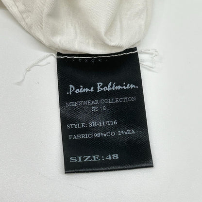 Poeme Bohemien 波希米亚诗意 白色 SH-11/T16 长袖衬衫 上衣