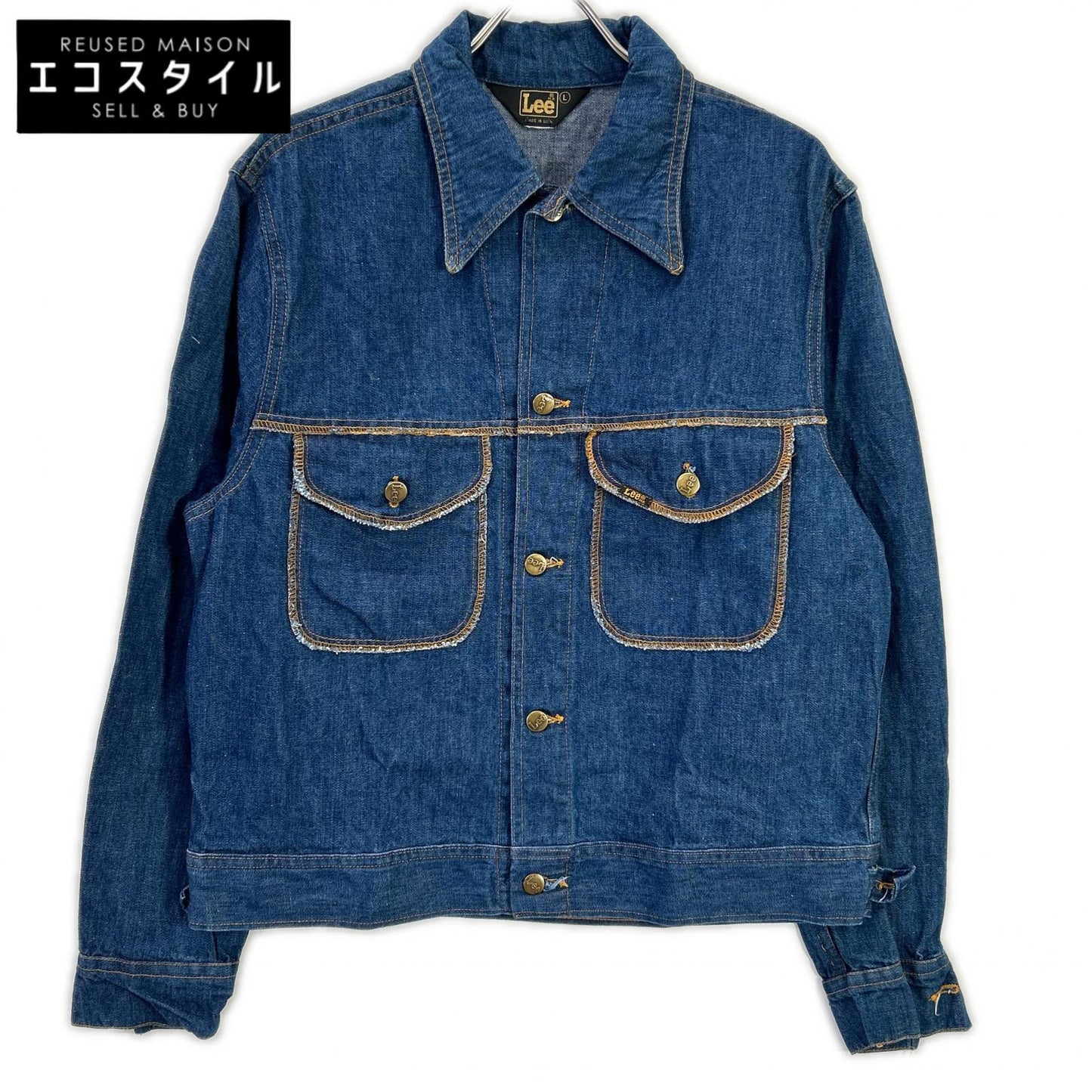 Lee Lee Indigo 70年代 三角标 卡车司机 牛仔 夹克 美国制造