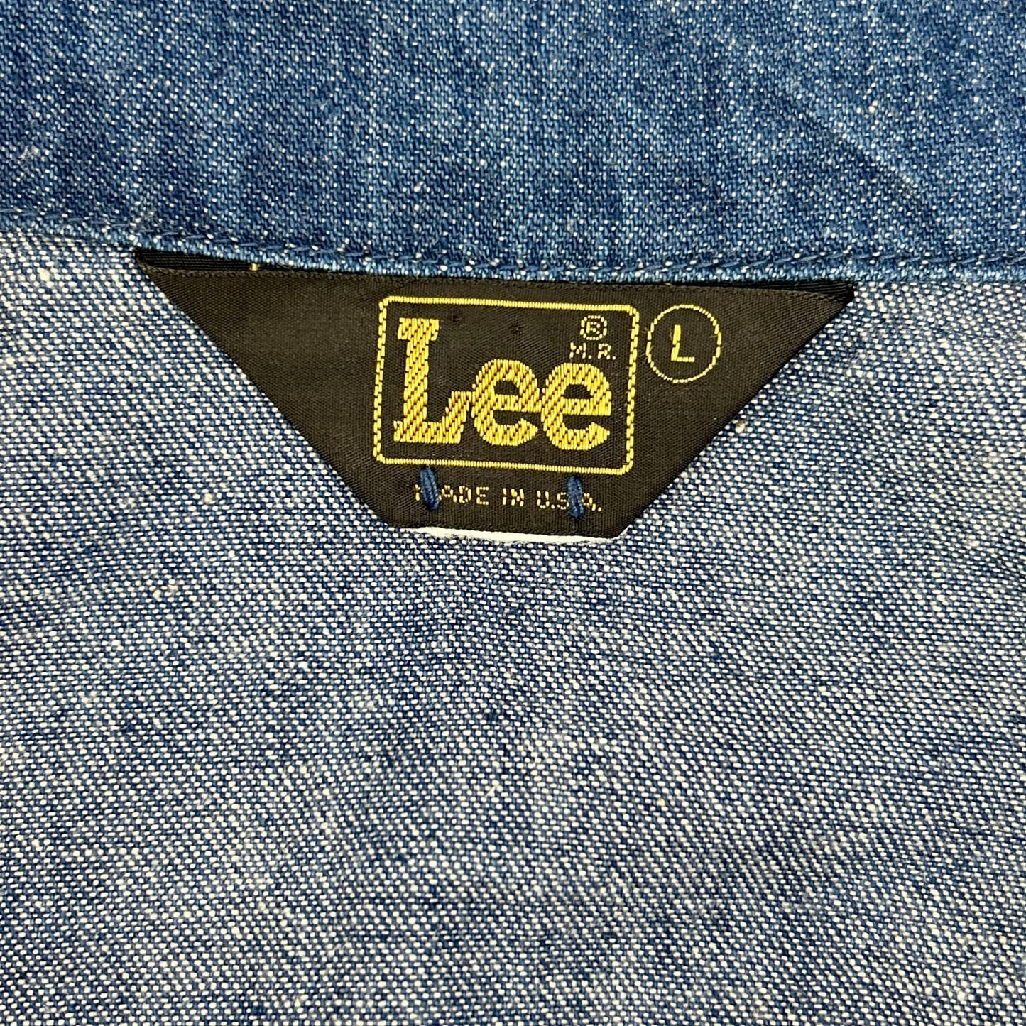 Lee リー インディゴ 70s 三角タグ　トラッカー　デニム　USA製 ジャケット