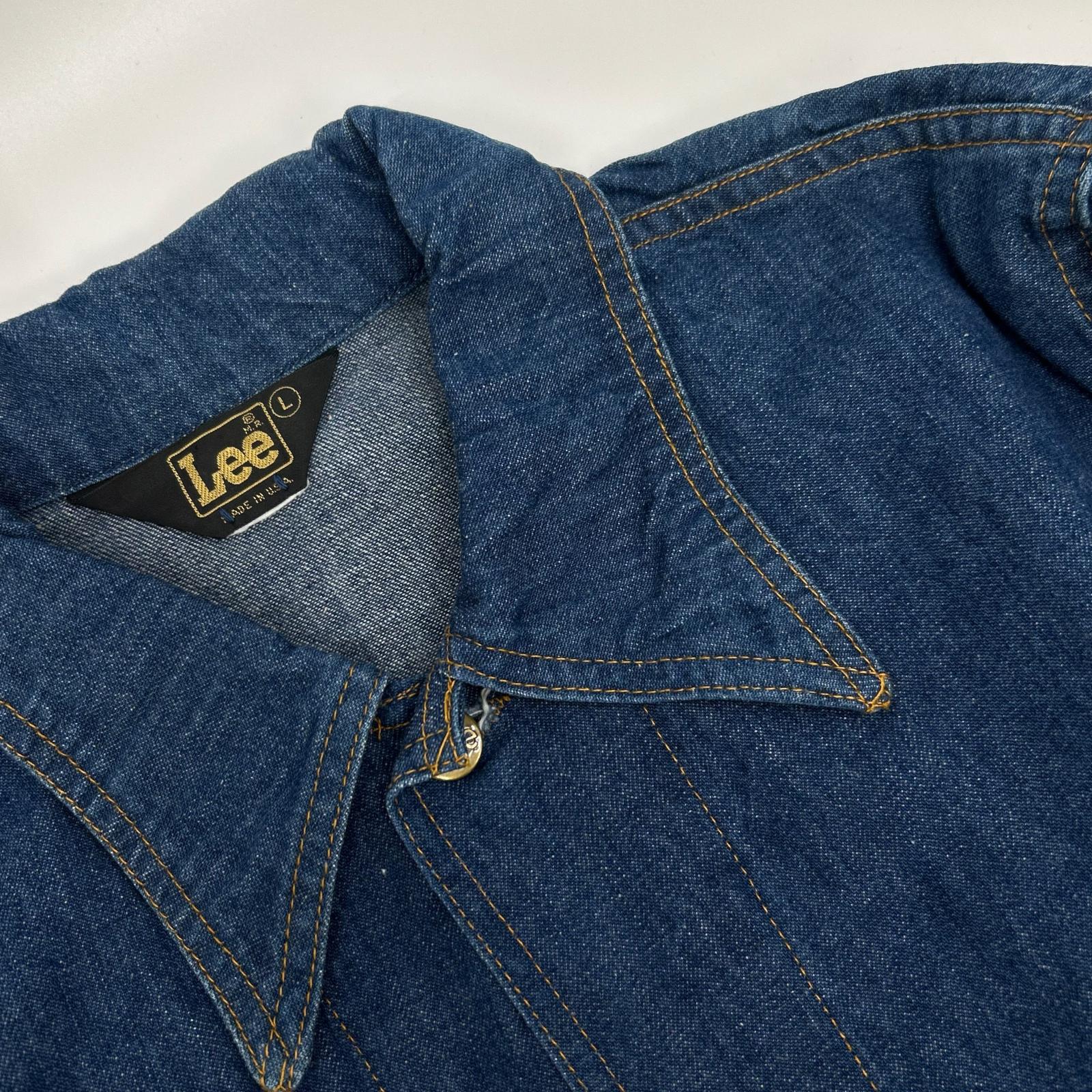 Lee Lee Indigo 70年代 三角标 卡车司机 牛仔 夹克 美国制造