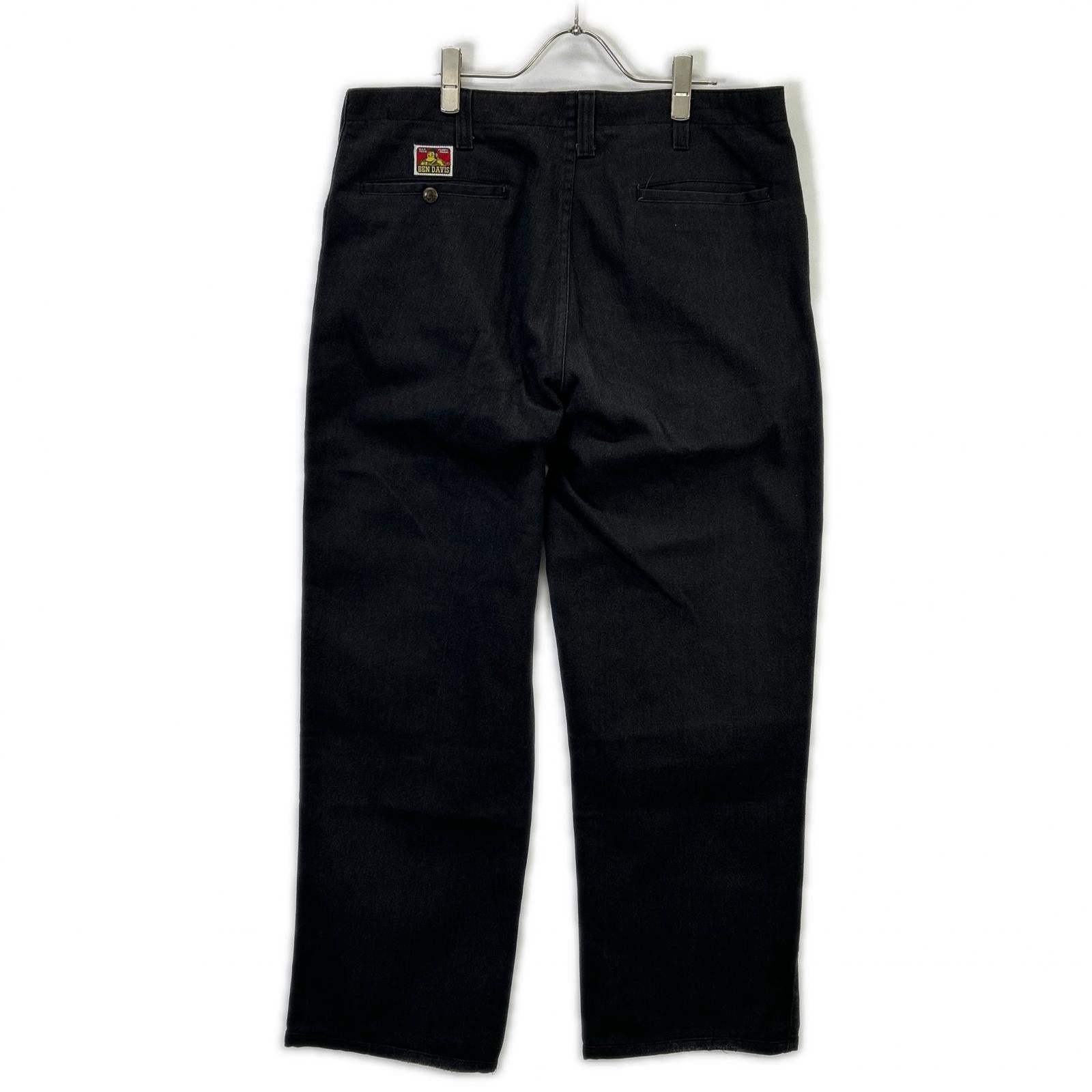 BEN DAVIS 本戴维斯90年代黑色Frisco长裤美国制造下装– style-eco.shop