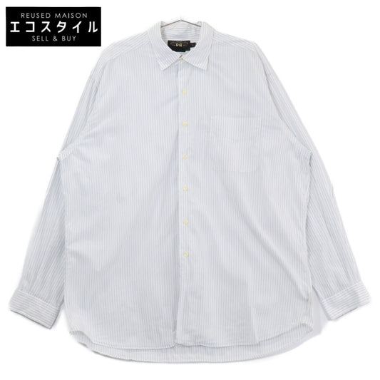 RRL ダブルアールエル ホワイト×ブルー 3つの星タグ シャツ トップス