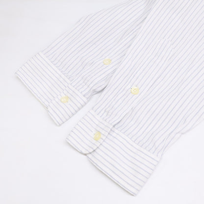 RRL ダブルアールエル ホワイト×ブルー 3つの星タグ シャツ トップス