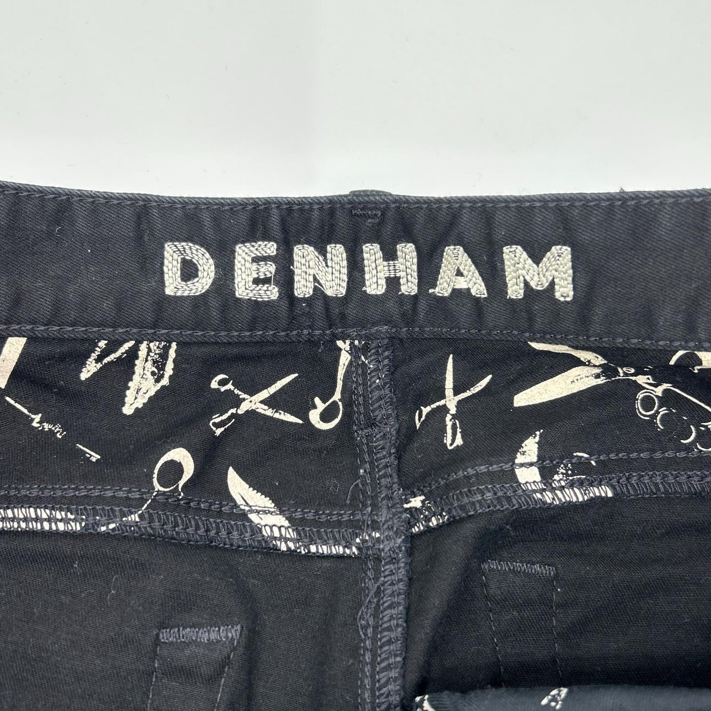 DENHAM デンハム ブラック 01-15-08-11-038 RAZON SLIM FIT デニムスキニーパンツ ボトムス