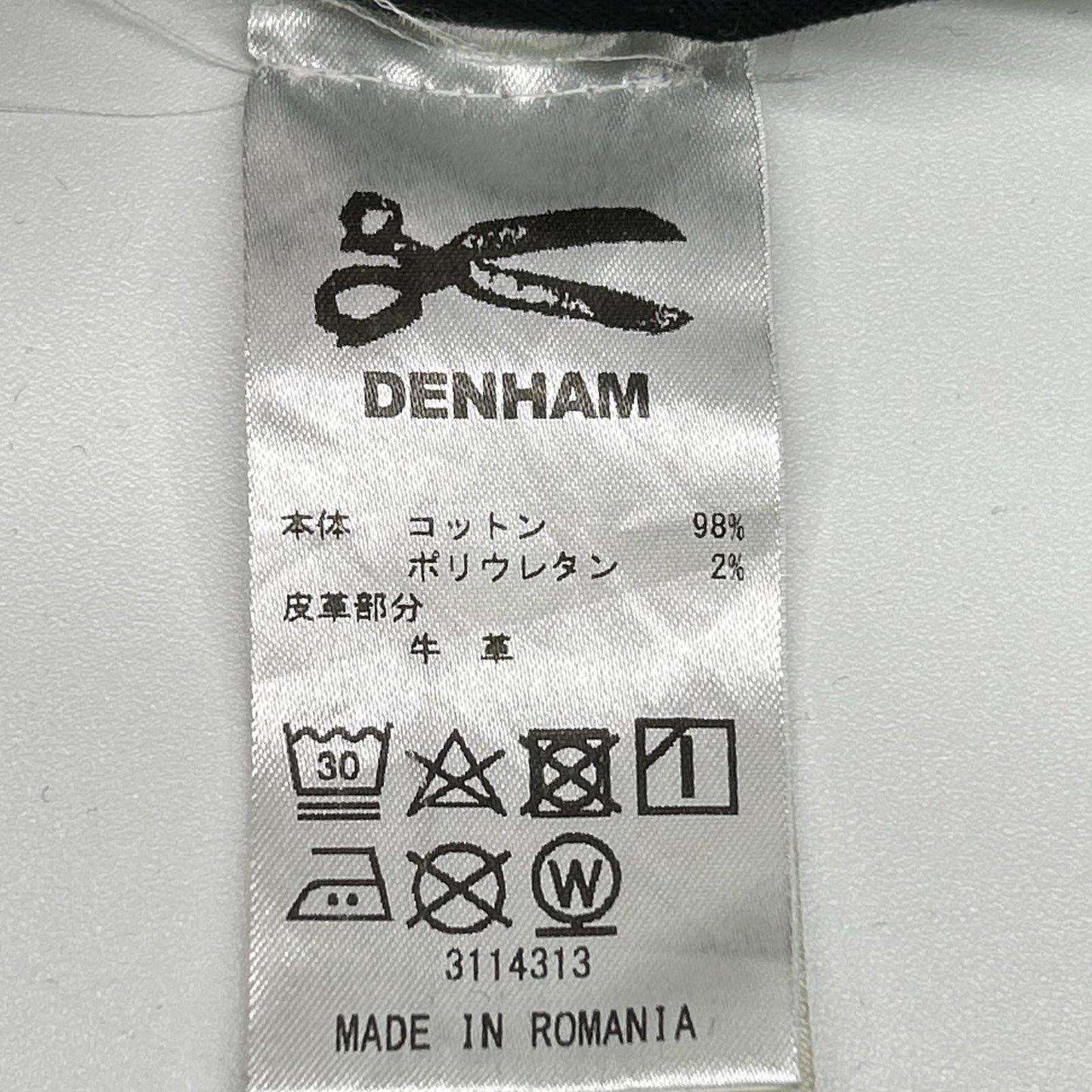 DENHAM デンハム ブラック 01-15-08-11-038 RAZON SLIM FIT デニムスキニーパンツ ボトムス