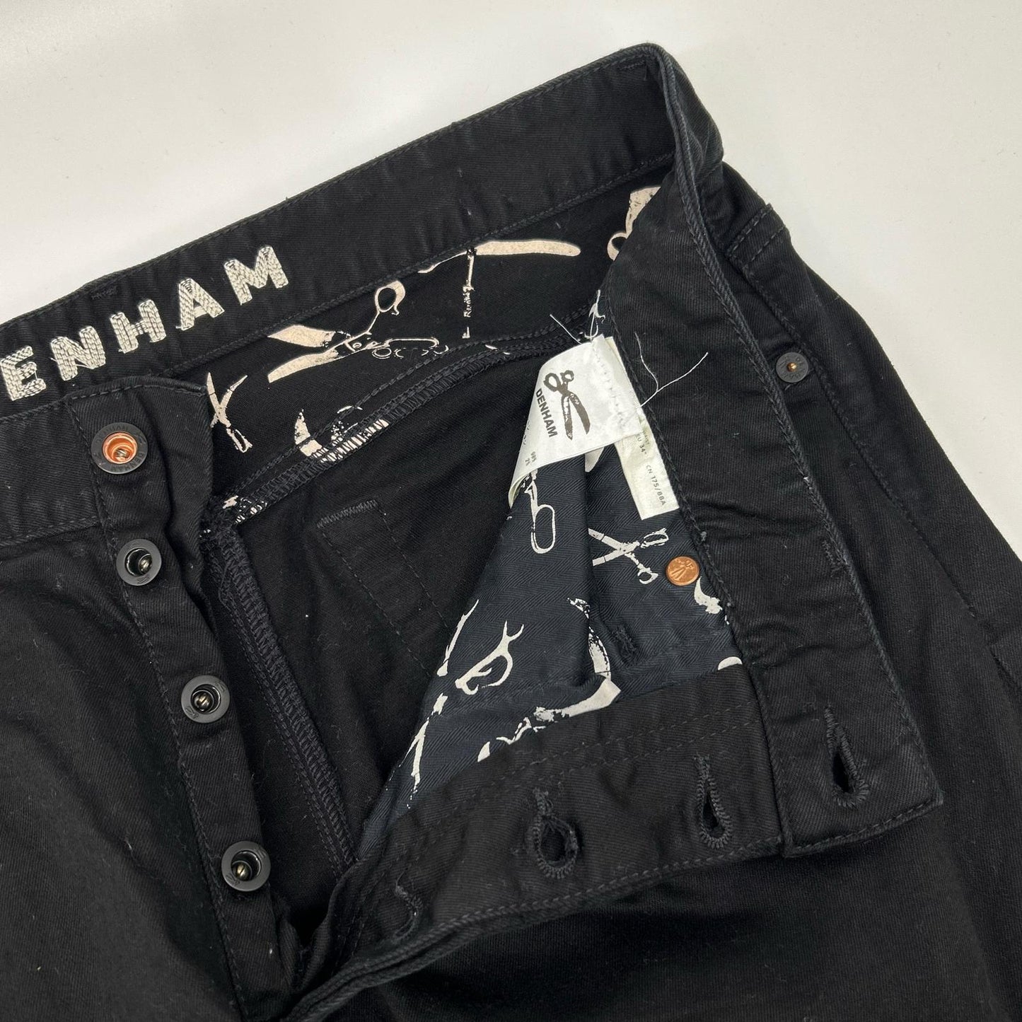 DENHAM デンハム ブラック 01-15-08-11-038 RAZON SLIM FIT デニムスキニーパンツ ボトムス