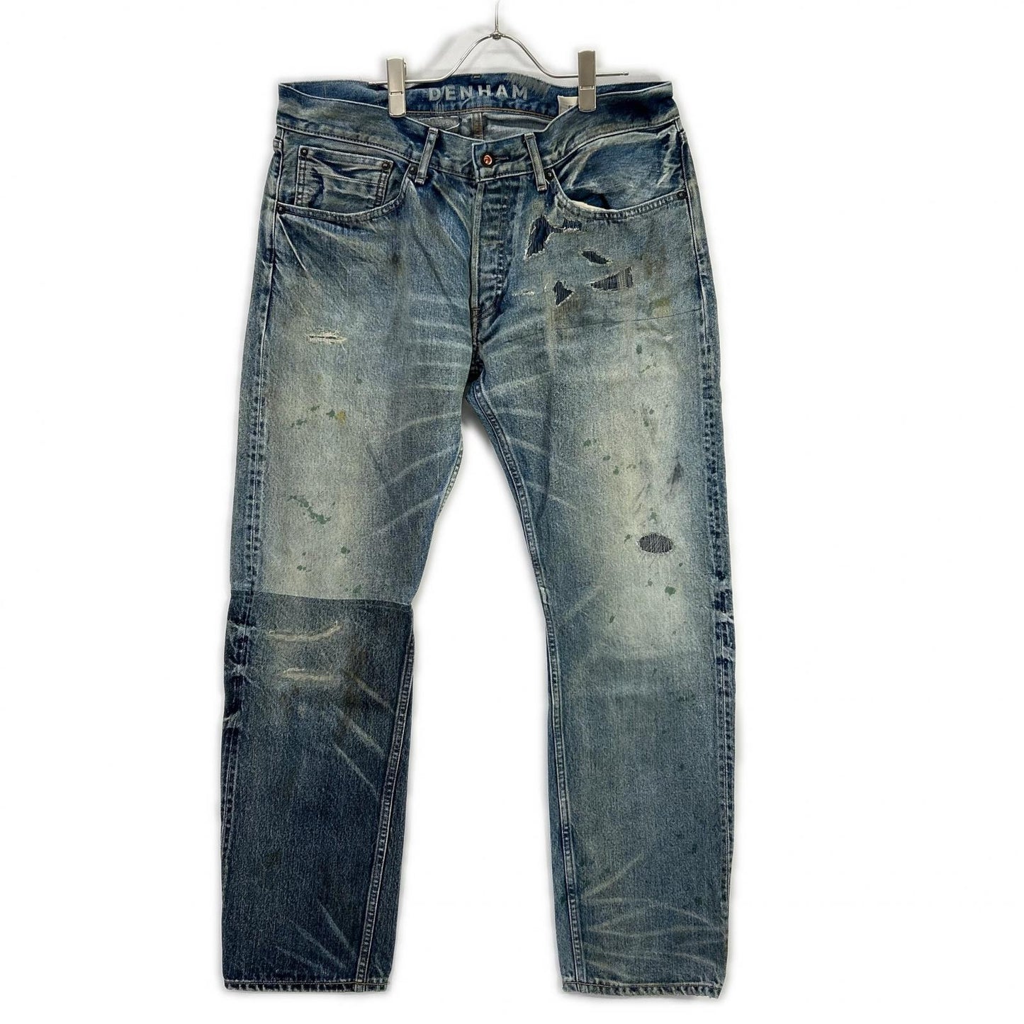 DENHAM デンハム ブルー DM06010JGV GRADE SLIM JGV セルビッジデニムパンツ ボトムス