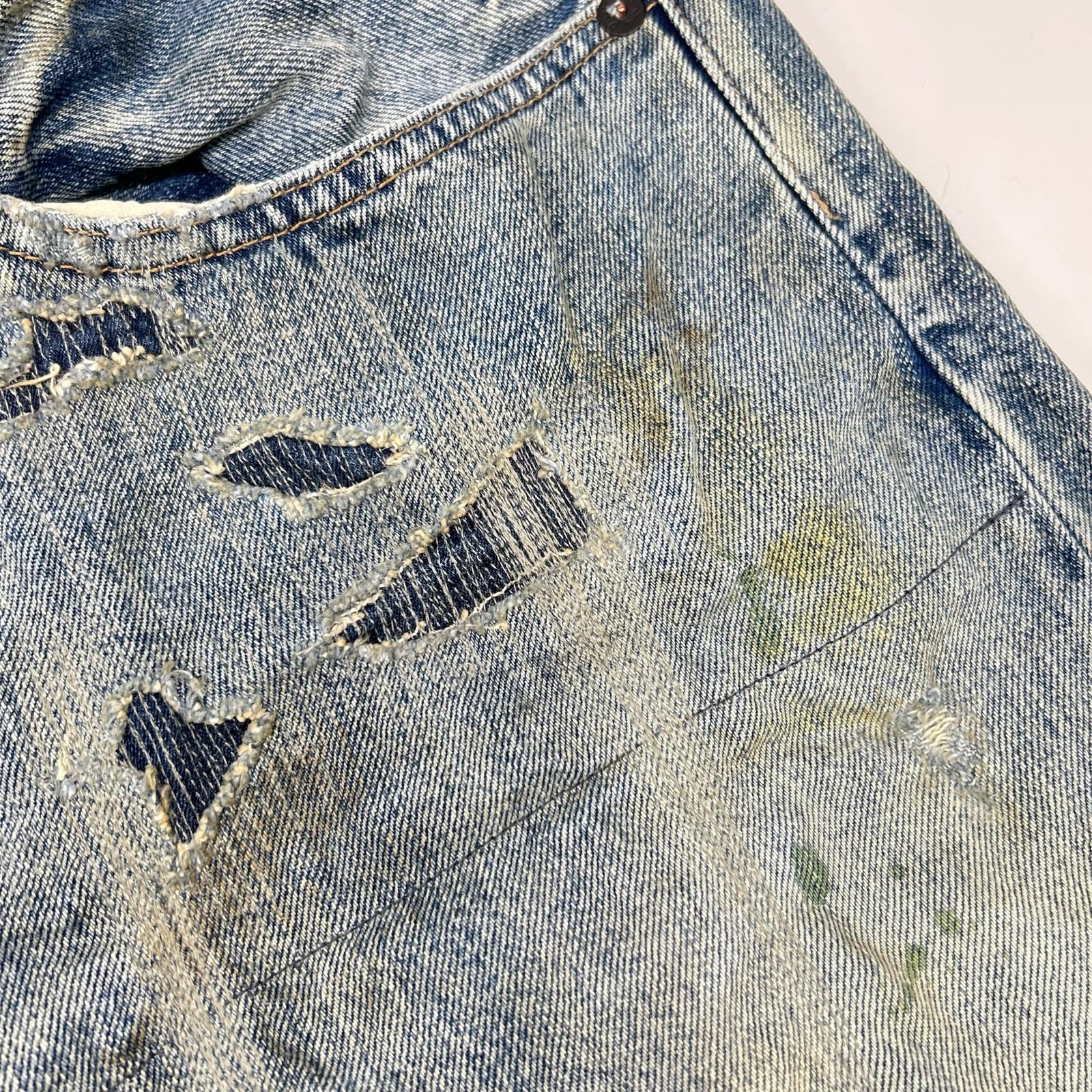 DENHAM デンハム ブルー DM06010JGV GRADE SLIM JGV セルビッジデニムパンツ ボトムス