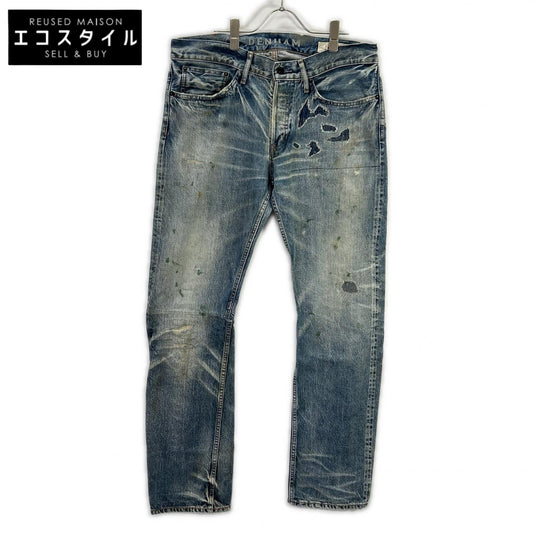 DENHAM Denim Blue DM06010JGV GRADE SLIM JGV Selvedge Denim Pants Bottoms