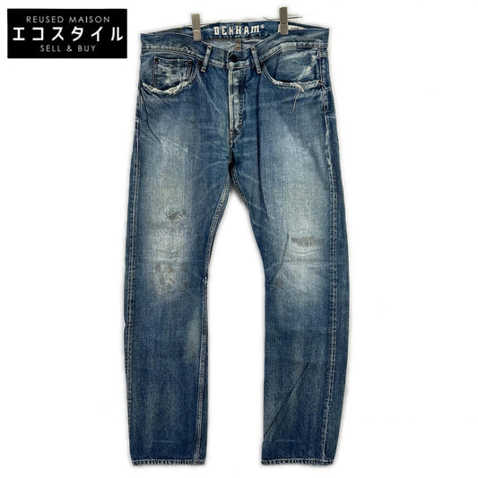 DENHAM Blue GRADE SLIM Button Fly Denim Pants Bottoms