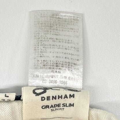DENHAM デンハム ブルー GRADE SLIM ボタンフライ デニムパンツ ボトムス