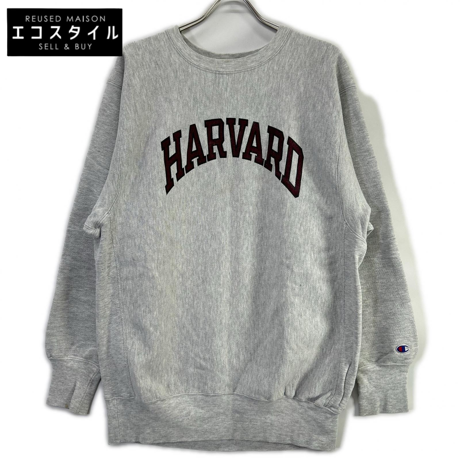 Champion チャンピオン グレー 80~90's ハーバード リバーススウェット トップス