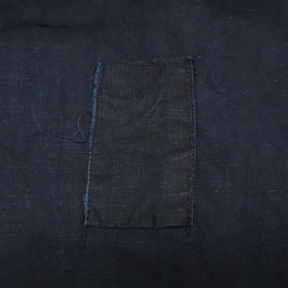 VINTAGE ヴィンテージ ANTIQUE FRENCH WORK INDIGO LINEN BIAUDE ワークシャツ トップス