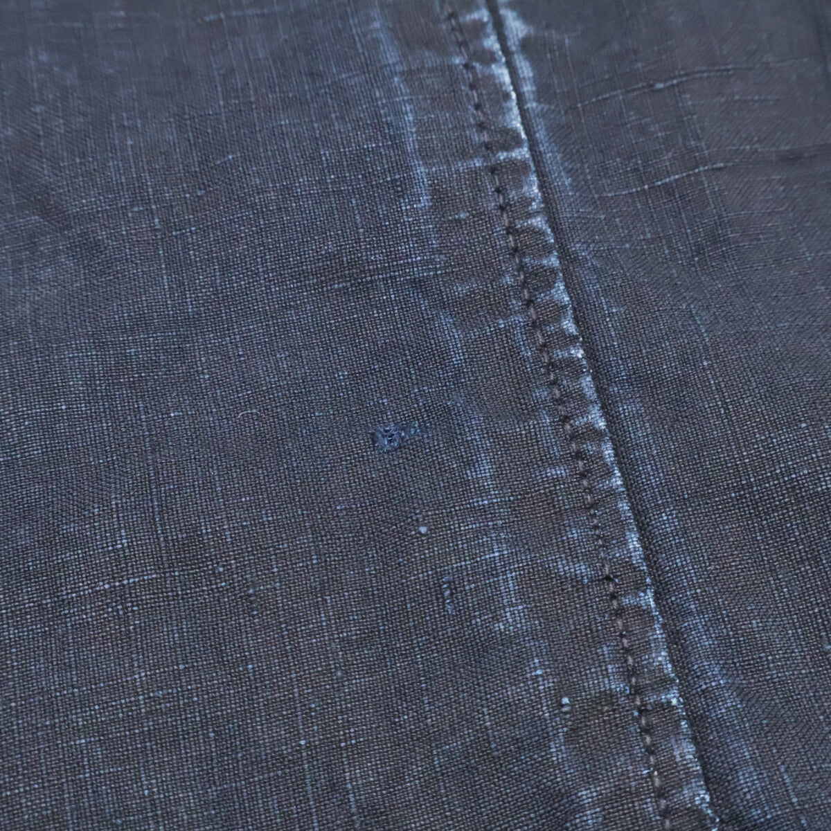 VINTAGE ヴィンテージ ANTIQUE FRENCH WORK INDIGO LINEN BIAUDE ワークシャツ ※サイズの表記はございません。 VINTAGE ヴィンテージ ANTIQUE FRENCH WORK INDIGO LINEN BIAUDE