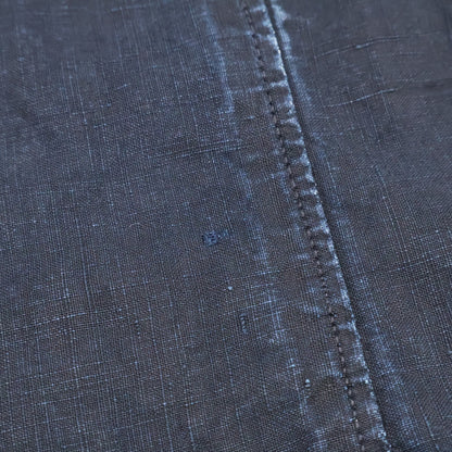 VINTAGE ヴィンテージ ANTIQUE FRENCH WORK INDIGO LINEN BIAUDE ワークシャツ トップス