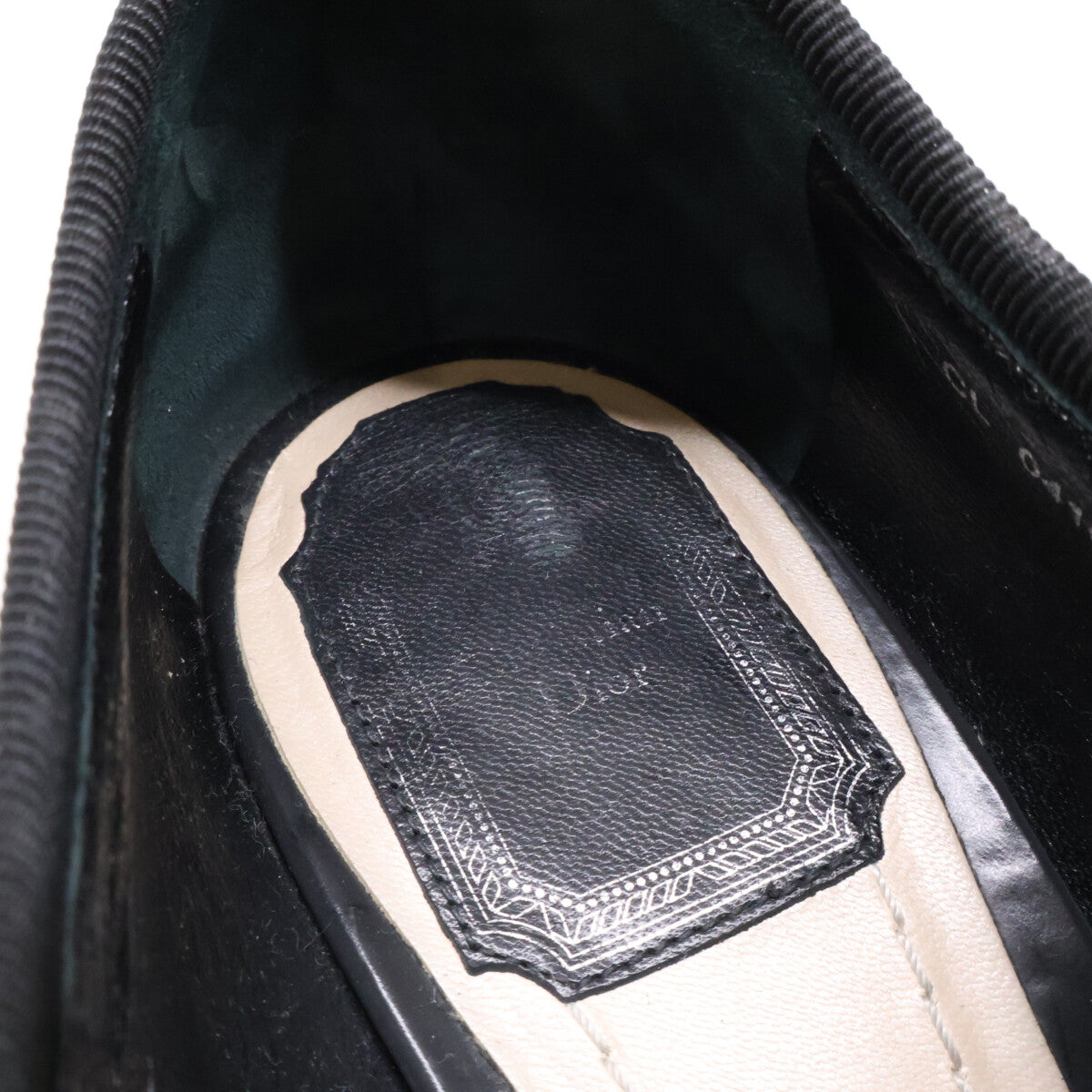 Christian Dior クリスチャンディオール ラインストーンソール レザー ドレス シューズ シューズ