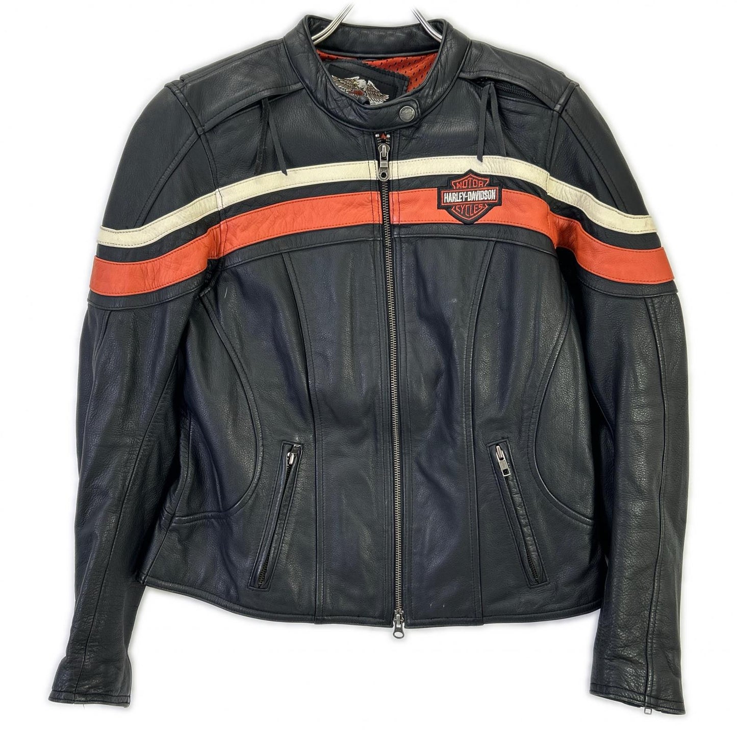 HARLEY DAVIDSON ハーレーダビッドソン ブラック スポーティー レザージャケット ジャケット