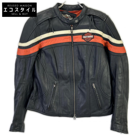 HARLEY-DAVIDSON ハーレーダビッドソン ブラック スポーティー レザージャケット ジャケット