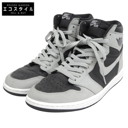 NIKE ナイキ エア ジョーダン 1 HIGH Shadow 2.0 シューズ メンズ ブラック×グレー 29cm 555088-035 シューズ