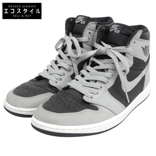 NIKE ナイキ エア ジョーダン 1 HIGH Shadow 2.0 シューズ メンズ ブラック×グレー 29cm 555088-035 シューズ