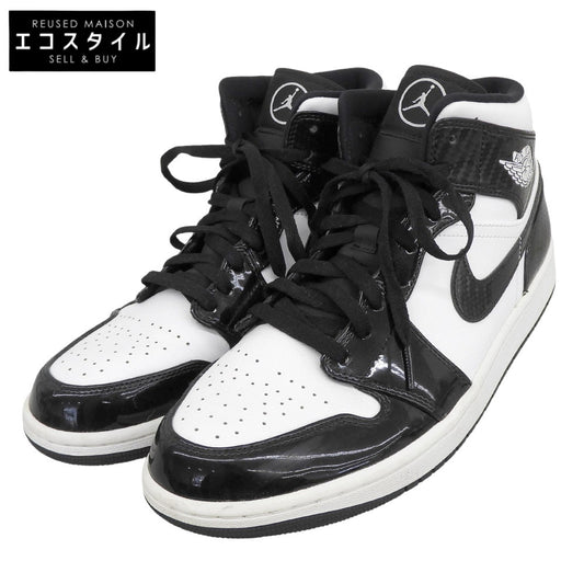 NIKE ナイキ AIR JORDAN 1 MID SE ASW シューズ メンズ ブラック×ホワイト 29cm DD1649-001 2021 シューズ