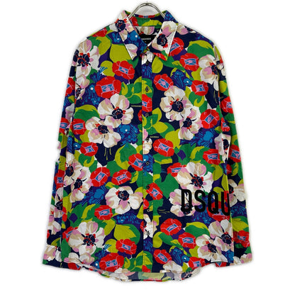 DSQUARED2 ディースクエアード S71DM0626 S76678 花柄 長袖 シャツ トップス