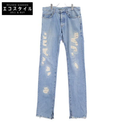 Dior HOMME ディオールオム 【国内正規】08SS 8EH1011474 ダメージ加工 ボタンフライ デニムパンツ ボトムス