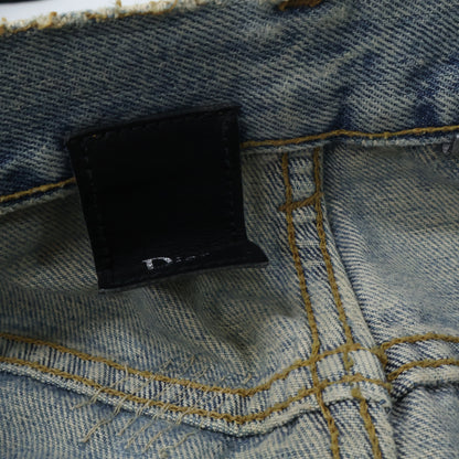 Dior HOMME ディオールオム 【国内正規】08SS 8EH1011474 ダメージ加工 ボタンフライ デニムパンツ ボトムス