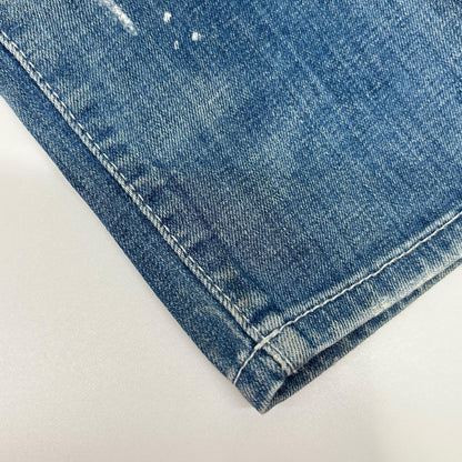 DSQUARED2 ディースクエアード S71LB0108 インディゴ ダメージ加工 デニム ボトムス