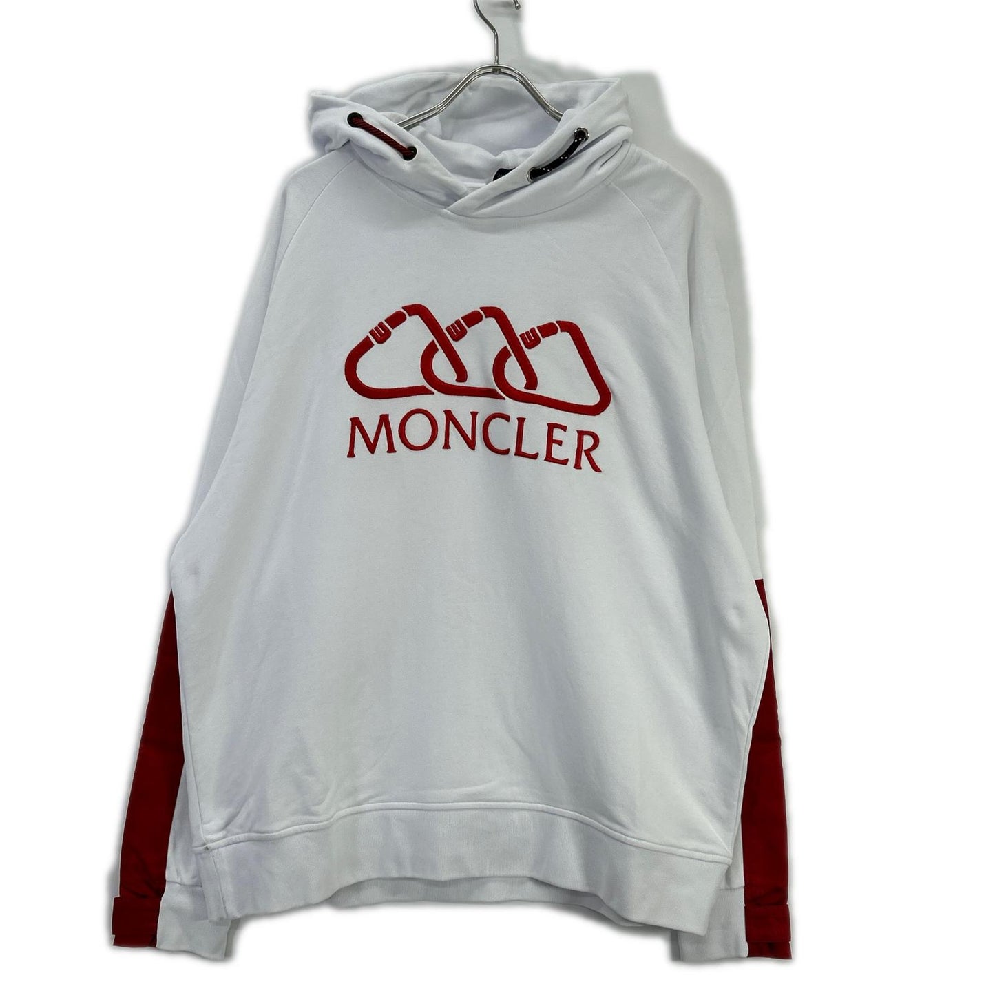 MONCLER モンクレール 18年製 MAGLIA JUMPER カラビナ ロゴ フーディー パーカー トップス