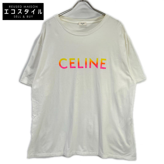 CELINE セリーヌ 22SS 2X10B671Q クラシックロゴ グラデーションルーズTシャツ トップス