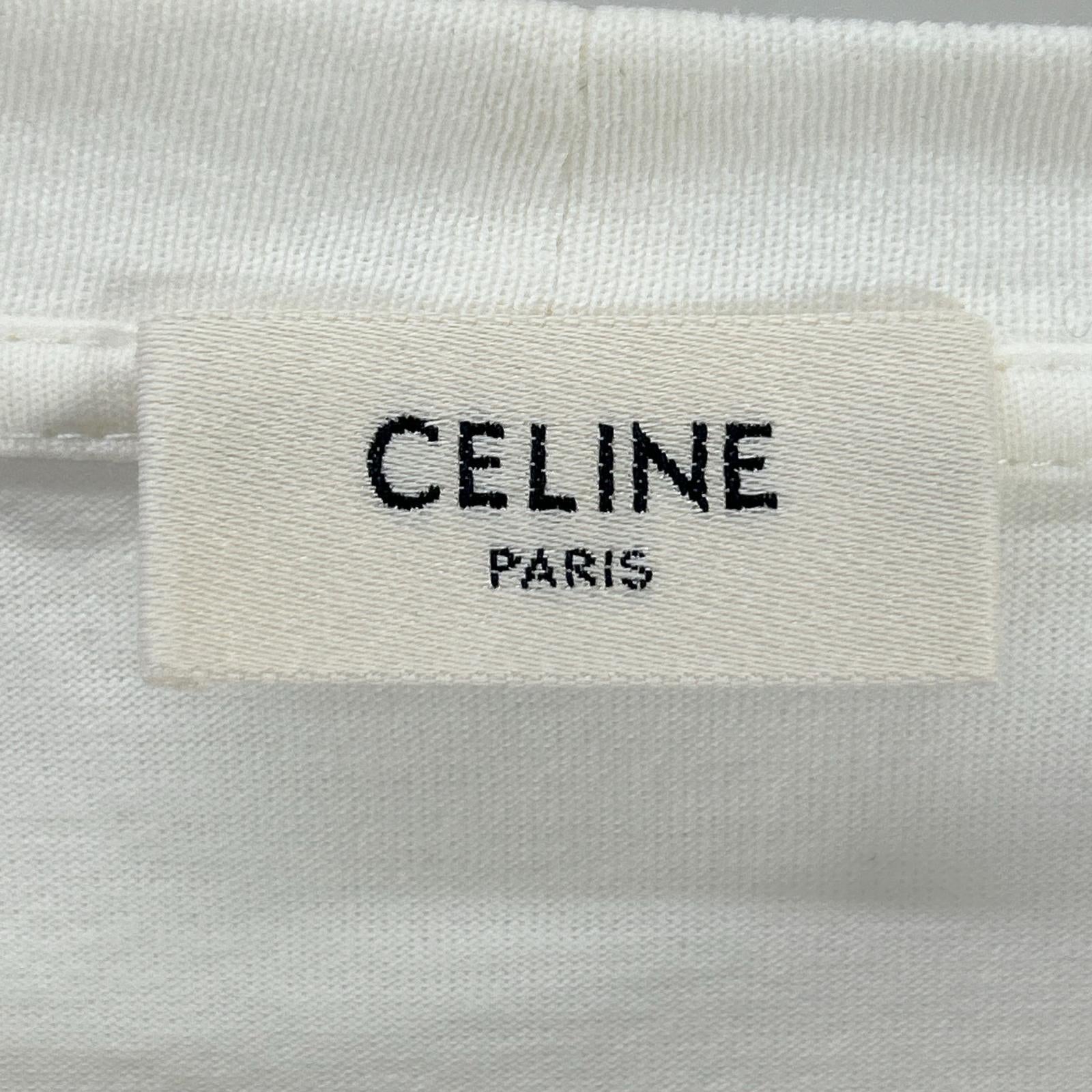 CELINE セリーヌ 22SS 2X10B671Q クラシックロゴ グラデーションルーズTシャツ トップス