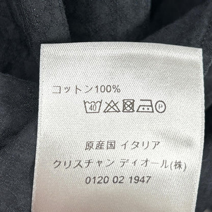 DIOR ディオール 013C502A4743 ネイビー オブリークコットン ジャガードシャツ トップス