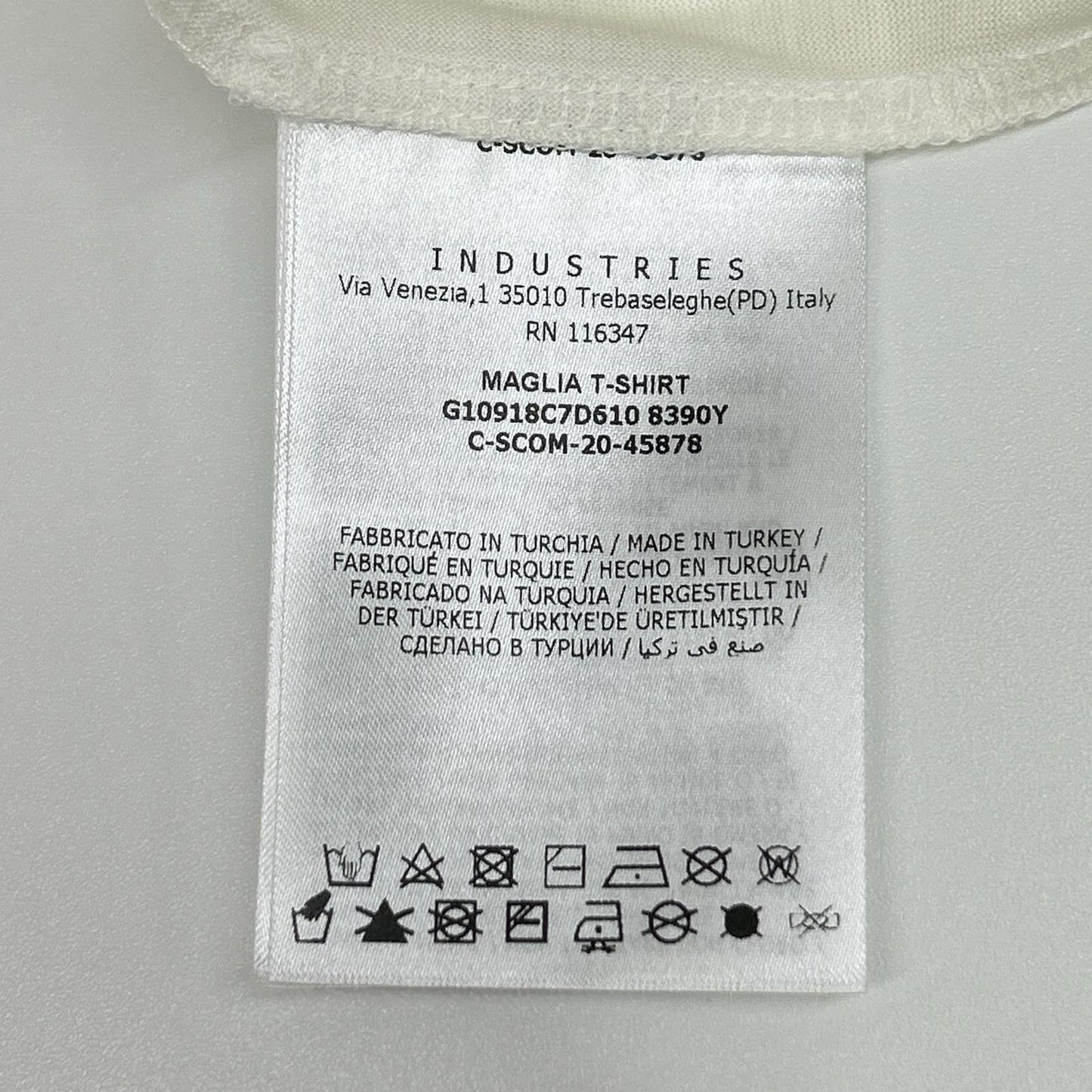 MONCLER モンクレール 20年製 ホワイト summer プリントTシャツ トップス
