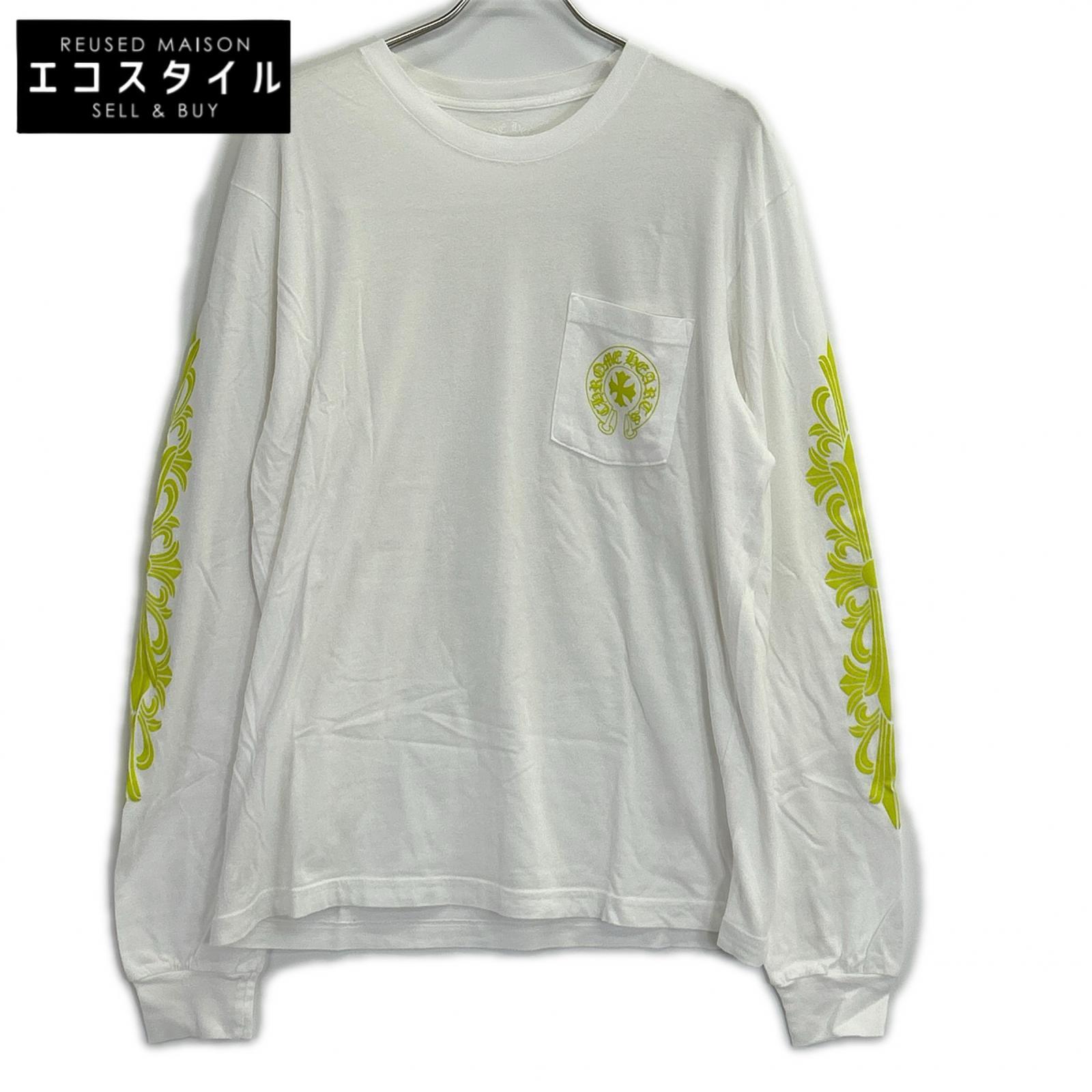 Chrome hearts クロムハーツ 【国内正規】バックプリント 胸元ポケット ロングスリーブTシャツ トップス