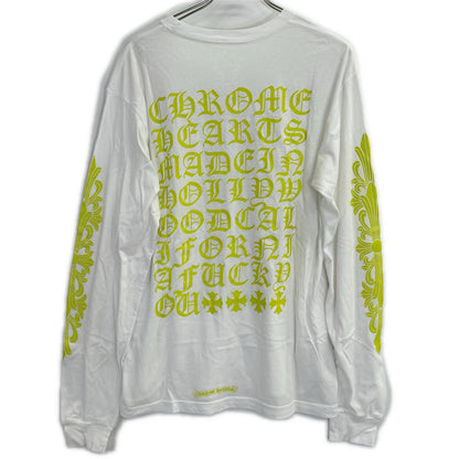 Chrome hearts クロムハーツ 【国内正規】バックプリント 胸元ポケット ロングスリーブTシャツ トップス