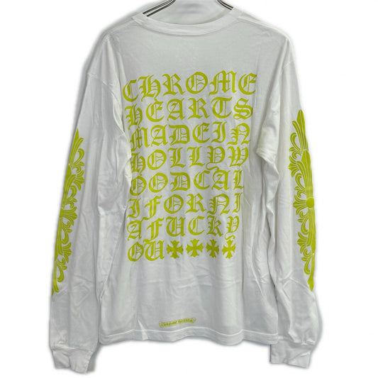 Chrome hearts クロムハーツ 【国内正規】バックプリント 胸元ポケット ロングスリーブTシャツ トップス