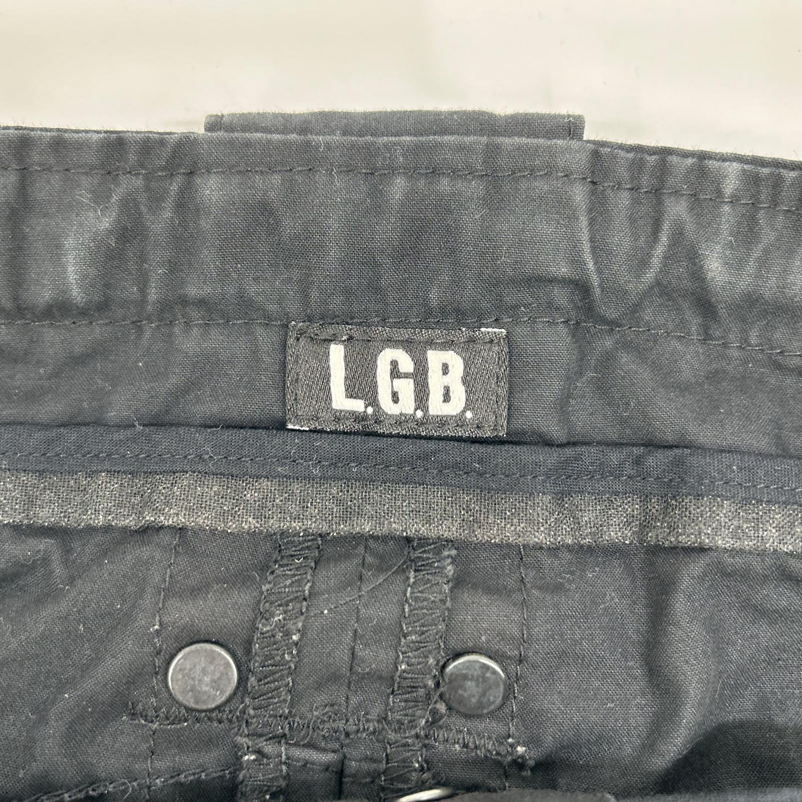 L.G.B. ルグランブルー SARROUEL CAGO サルエル ブラック パンツ