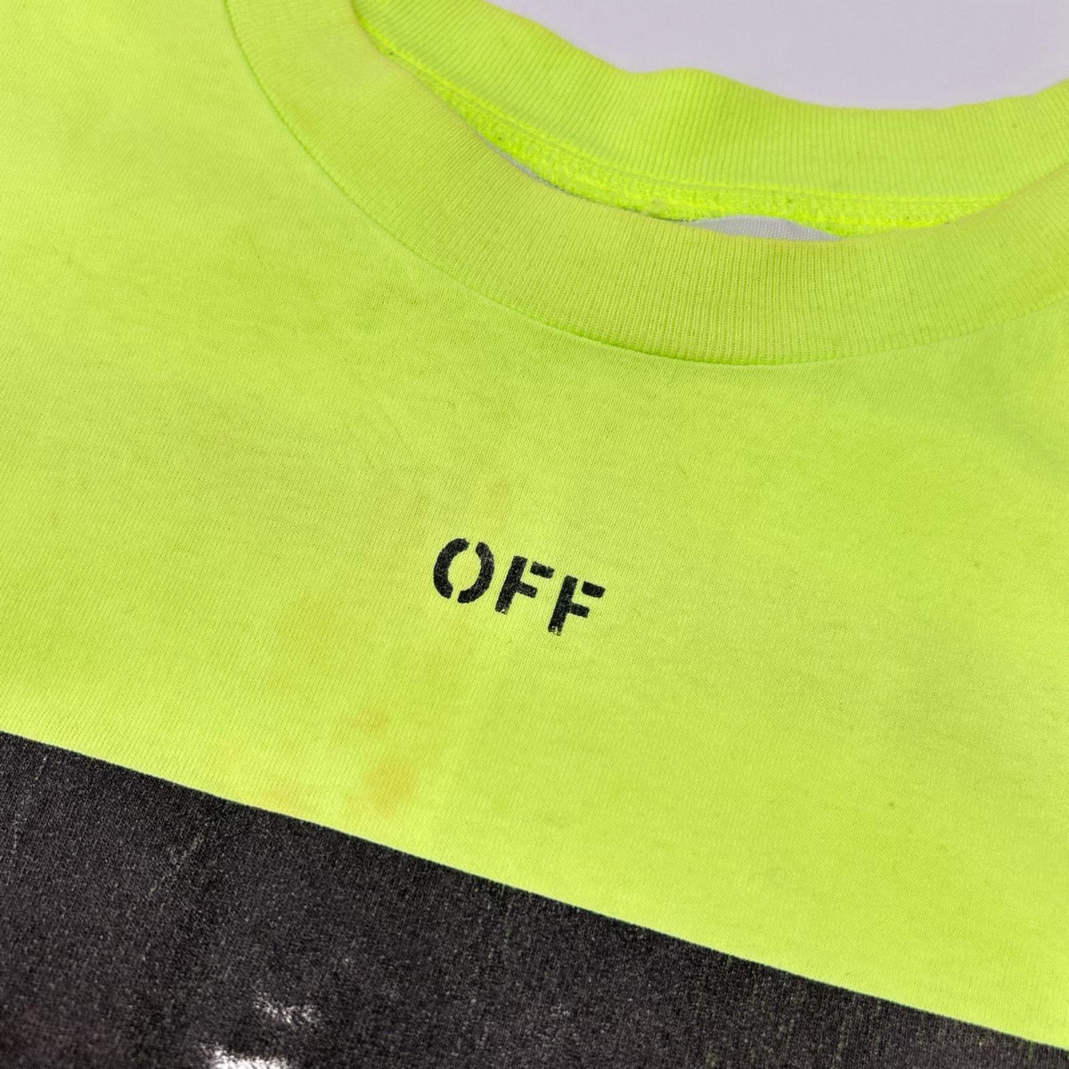 OFF-WHITE オフホワイト 蛍光 半袖 Tシャツ トップス