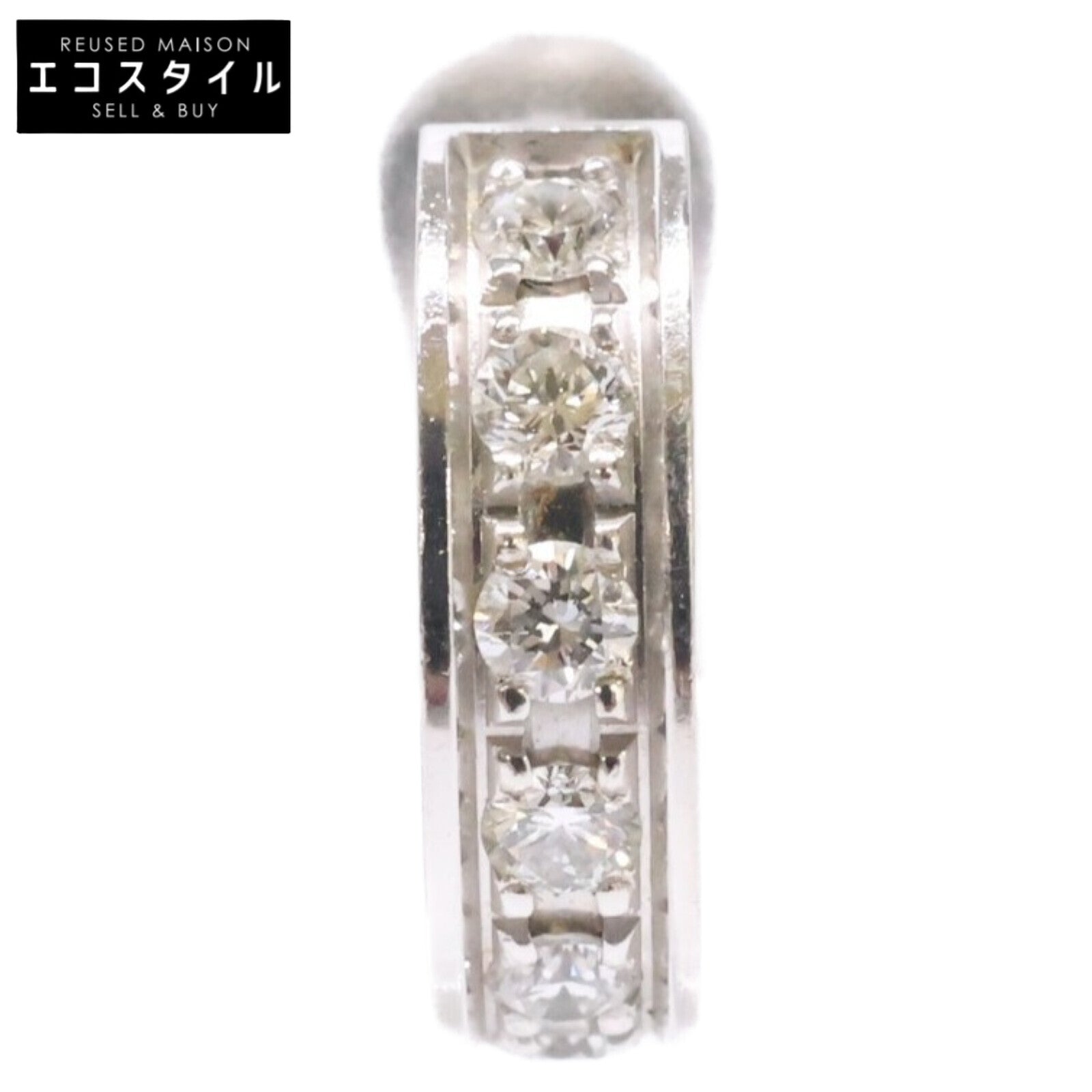 BOUCHERON ブシュロン 【美品】Au750 キャトル ラディアント ダイヤモンド 片耳 シングル ピアス