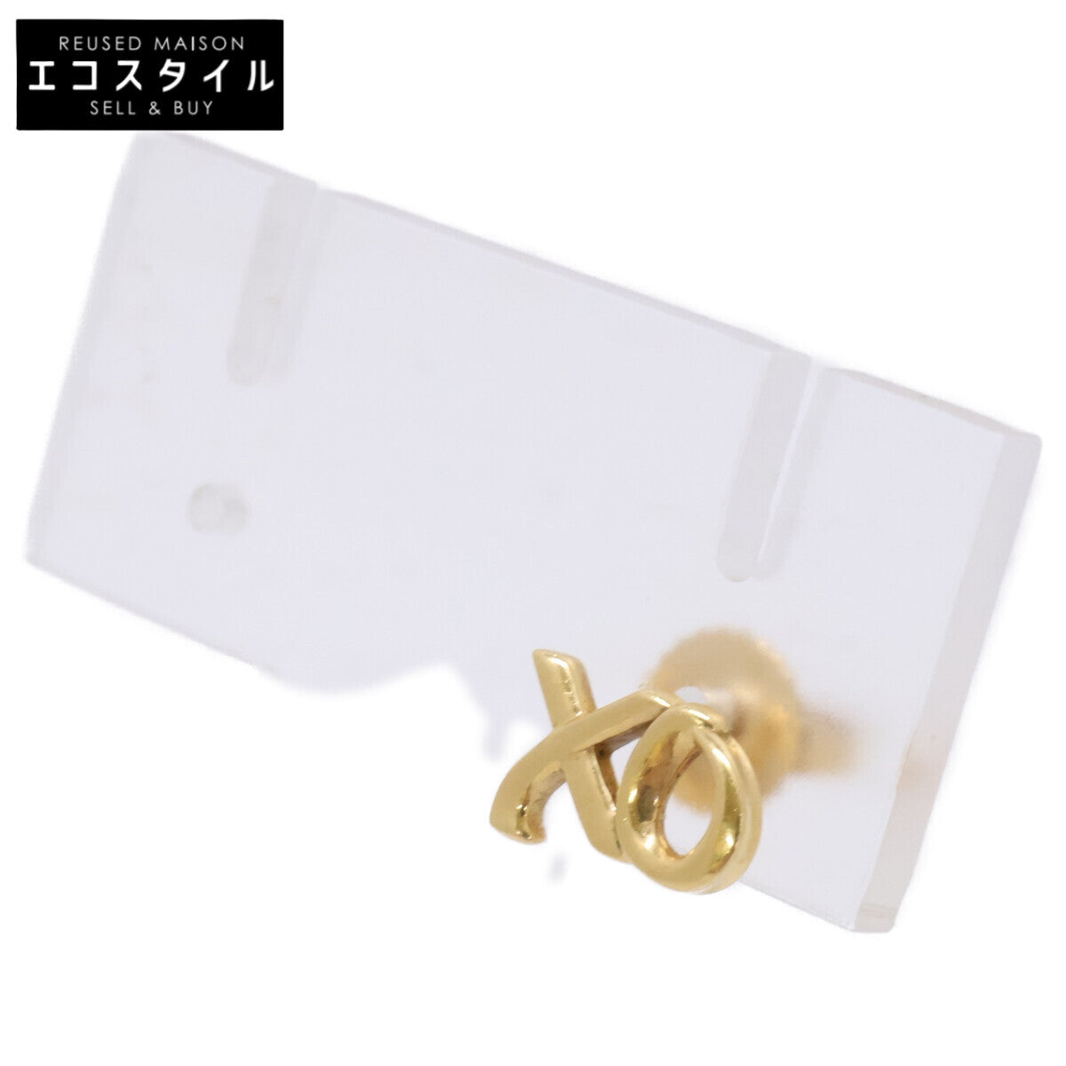 TIFFANY&Co. ティファニー AU750 ラブ＆キス 片耳 シングル ピアス