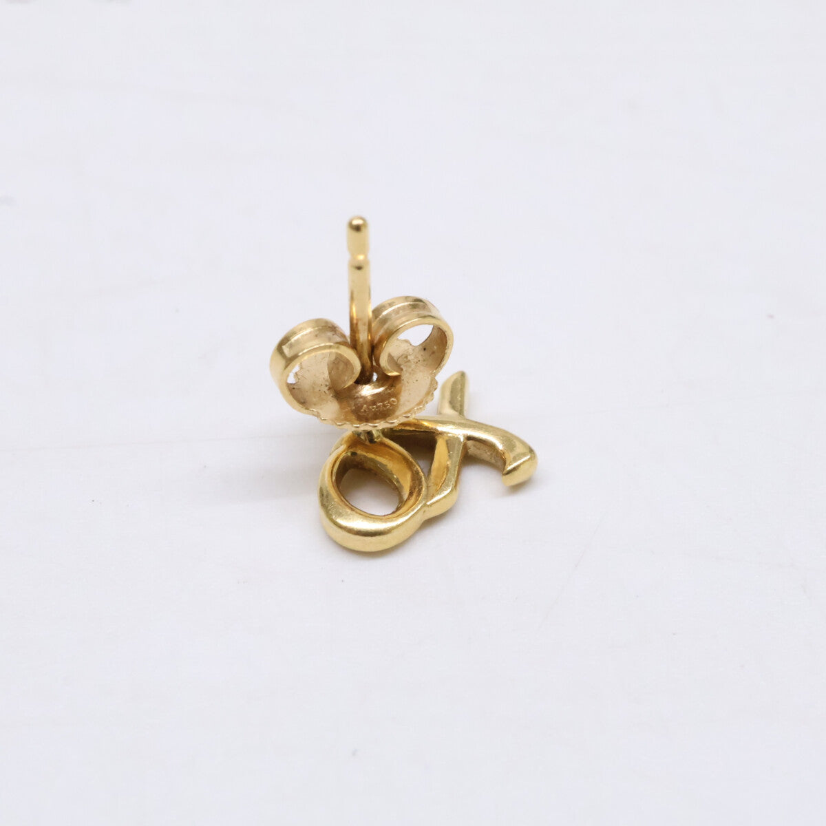 TIFFANY&Co. ティファニー AU750 ラブ＆キス 片耳 シングル ピアス